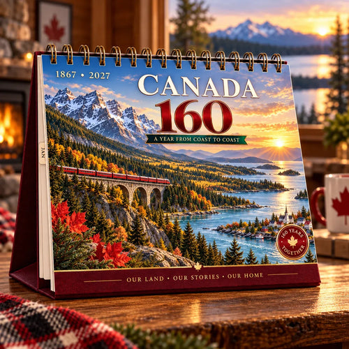 🍁🇨🇦 2027 Canadian Scenic Calendar – 12 Months of Beautiful Coast-to-Coast Views