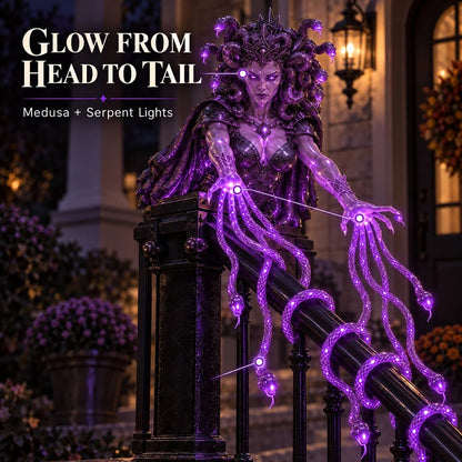 🐍 Medusa Queen Glowing Snake Railing Light