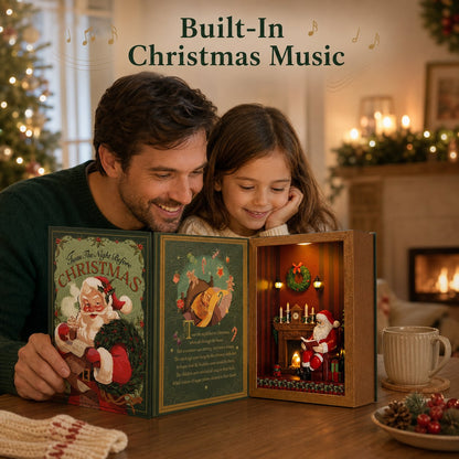 🎅 Musical Christmas Scene Book ✨