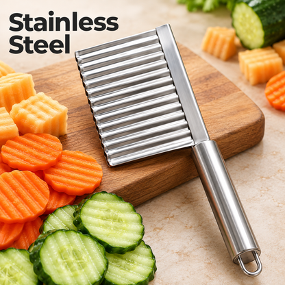 Stainless Steel Crinkle Cut Knife