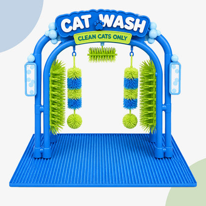 🐱🧹 Purr & Brush Self-Grooming Station – Loose Fur Catcher for Everyday Cat Care