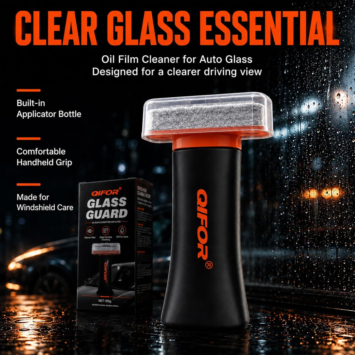 ClearView™ Car Glass Oil Film Remover – Clearer Vision in Minutes