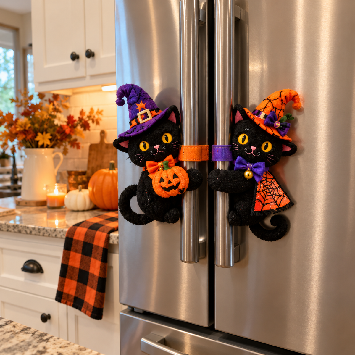 Halloween Handle Huggers – Plush Fridge, Rail & Hook Decorations