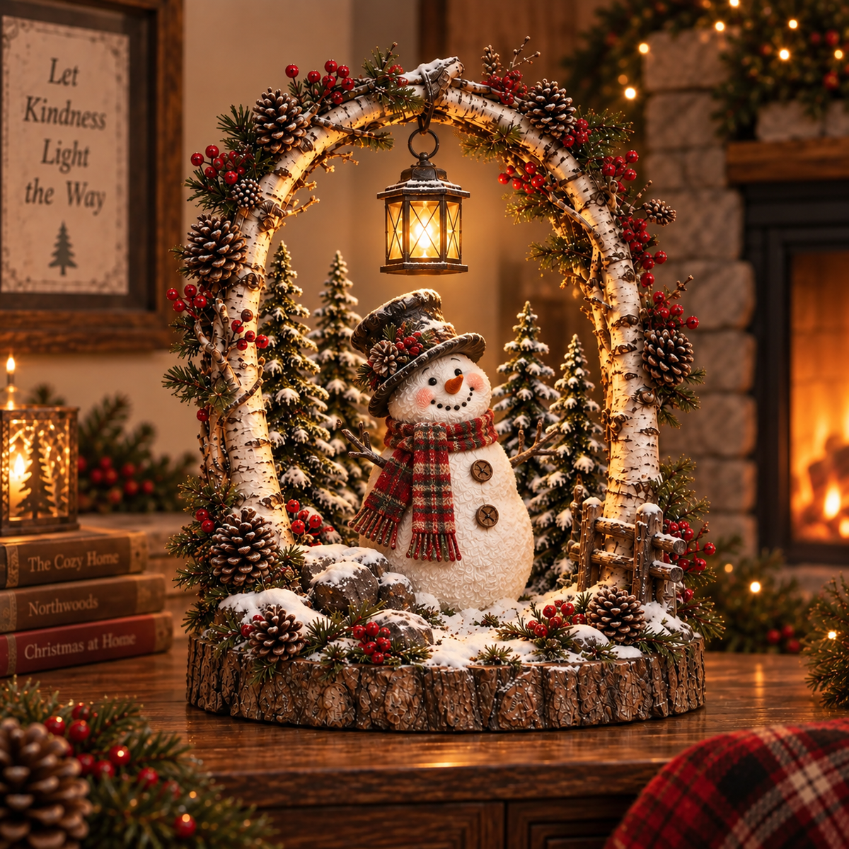 🐂🎄Christmas Woodland Glow™ – Lighted Winter Lantern Collection
