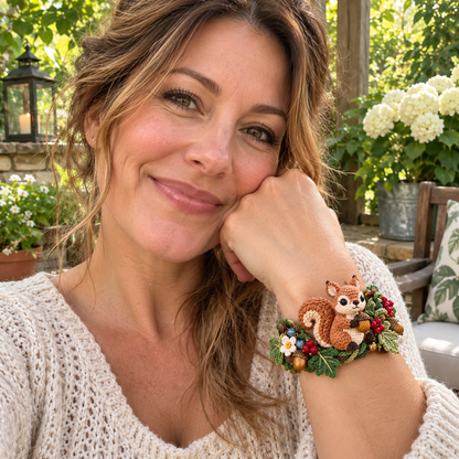 🌿🧶 Woodland Wrist Friends™ – Handmade Crochet Animal Bracelet Collection