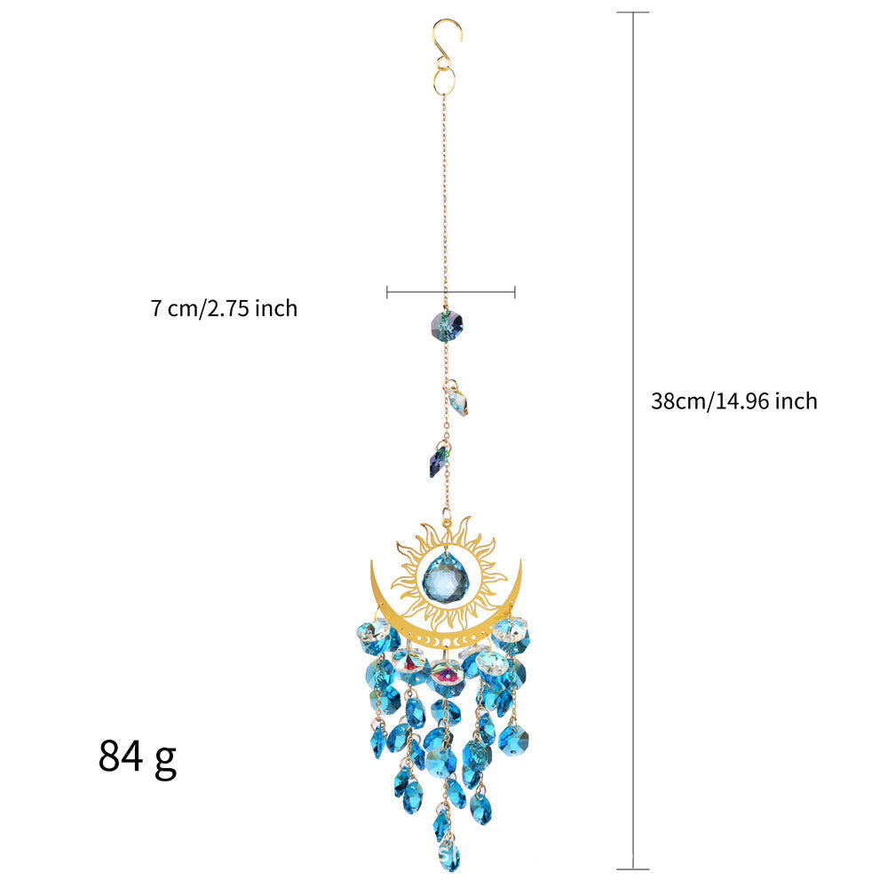 🌈Sunburst Crystal Light Catcher – Handmade Bohemian Style Light Catcher