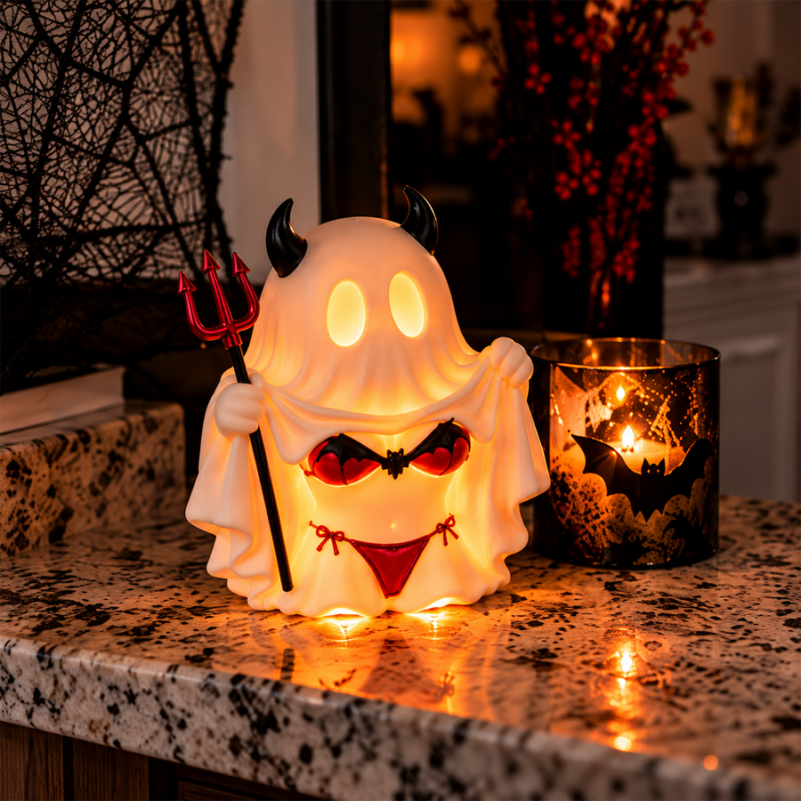 Devil ghost Halloween light home decor