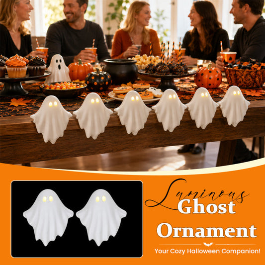 👻 Early Halloween Sale | Glowing Ghost Table Decor | Cozy Halloween Home Decoration