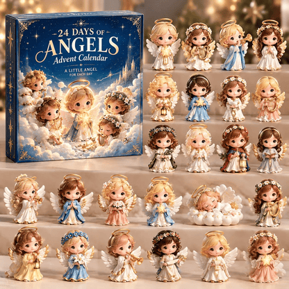 🕊️✨ 24 Days of Angel Blessings – Christmas Tree Ornament Countdown Collection
