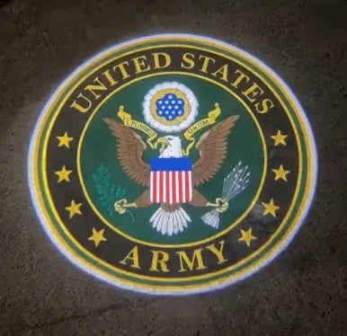 🇺🇸 HonorBeam™ Car Welcome Light | Patriotic Door Projection for Veterans & Military Families 🎖️