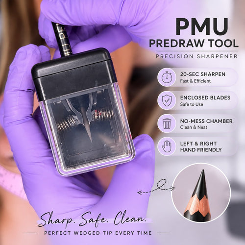 ✨ Precision PMU Pencil Sharpener – Portable Handheld Sharpener for Permanent Makeup Artists