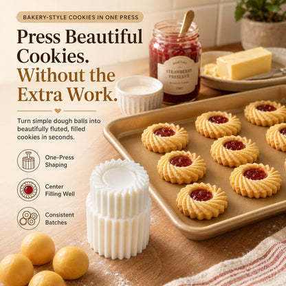 🍪Fluted Jam Cookie Press