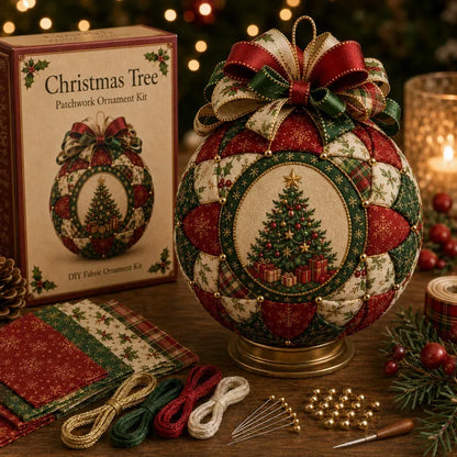 🔥LAST DAY 50% OFF - 🎄Christmas Classics Patchwork Ornament DIY Kit