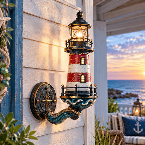 🌊Vintage Coastal Lighthouse Wall Light