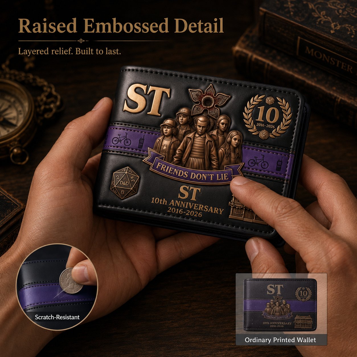 🦇 DARK UNIVERSE COLLECTOR'S EDITION WALLET – Gothic Horror Accessory