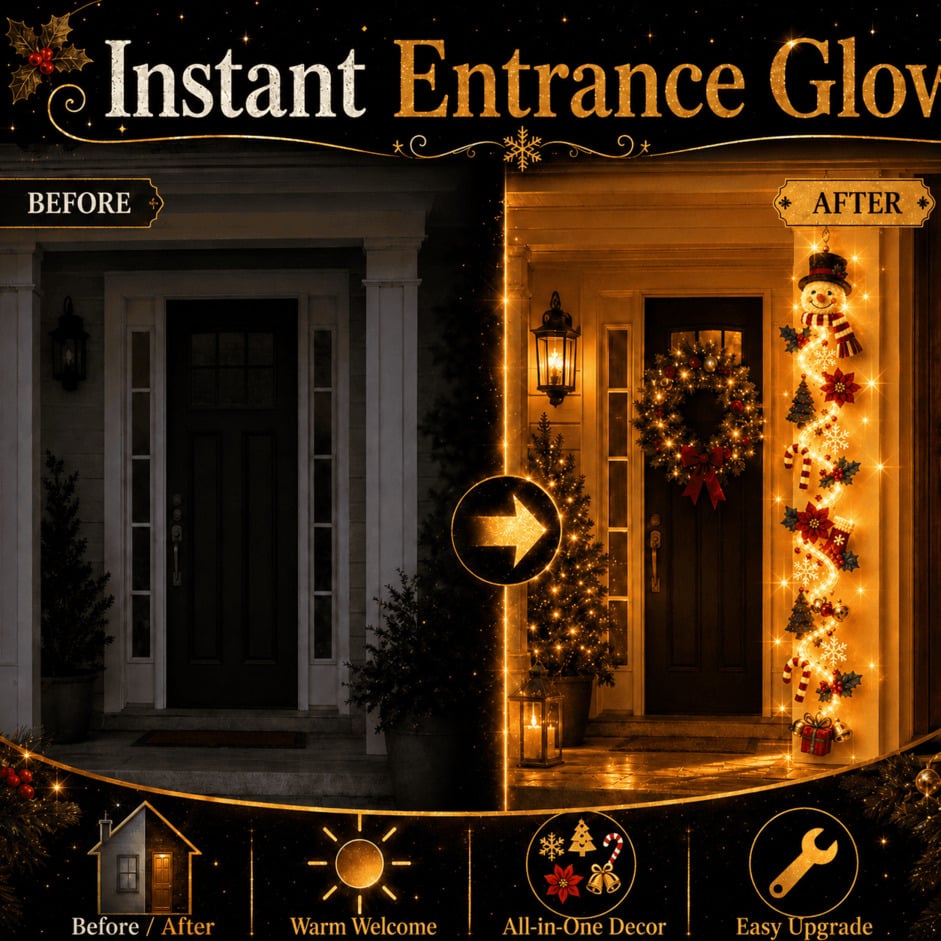 🎁 Limited Time 49% OFF🎅 Glowing Christmas Door Hanger