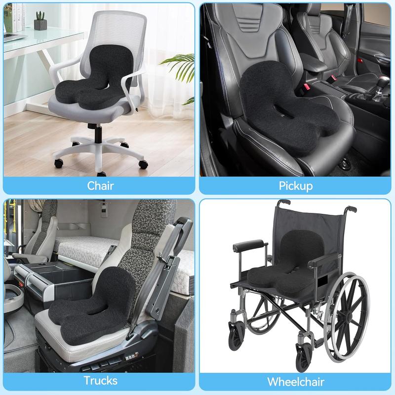 Non-Slip Memory Foam Seat Cushion