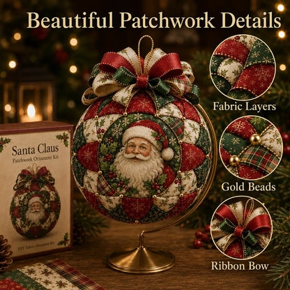 🔥LAST DAY 50% OFF - 🎄Christmas Classics Patchwork Ornament DIY Kit