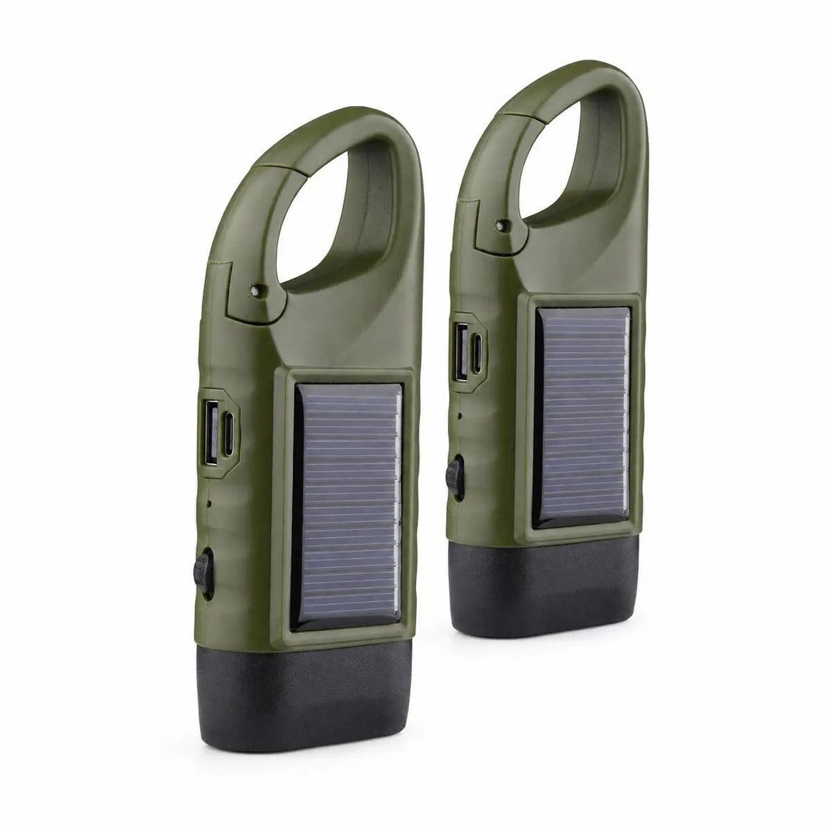 🔥HOT SALE🔥Solar Hand Crank Emergency Flashlights – USB-C Rechargeable Outdoor Lights