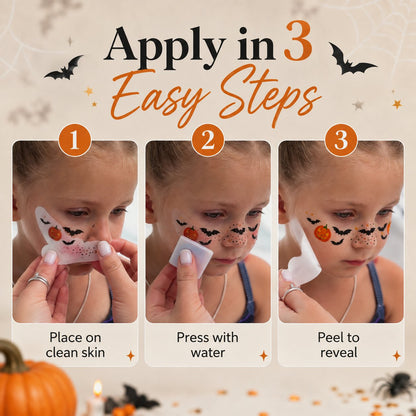✨ Temporary Freckle Face Tattoos – 6 Themed Styles for Every Mood