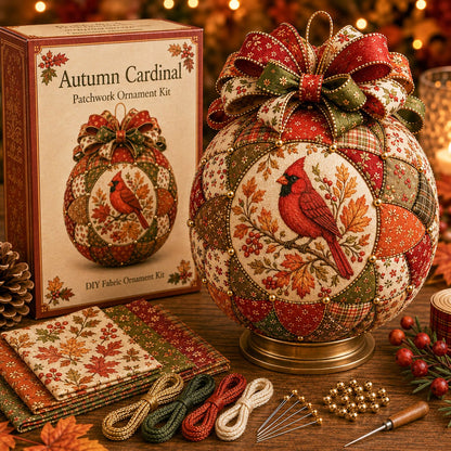 🍂 Autumn Thanksgiving Classics Patchwork Ornament DIY Kit