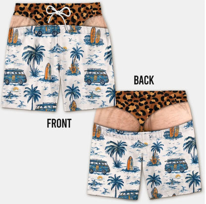 🌊🩳Funny American Flag Swim Trunks for Men – Unique Summer Gift for Beach Lovers
