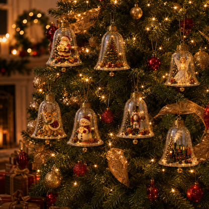 🔔✨ Glowing Christmas Bell – A Magical Light-Up Holiday Decoration