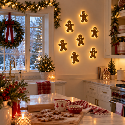 🦌Glowing Christmas Reindeer Wall Light – Cozy Festive LED Decor