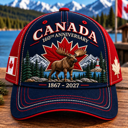 💝LAST DAY 70% OFF - 🍁🇨🇦 Canada 1867–2027 Legacy Cap – 160th Anniversary Embroidered Collector Edition