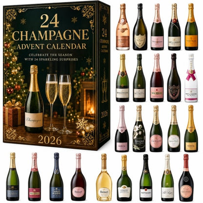 🥂 Champagne Advent Calendar 2026 – 24 Days of Sparkling Christmas Surprises 🎄✨