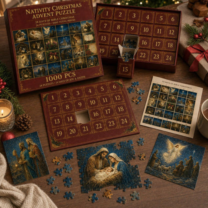 Nativity Christmas Advent Puzzle