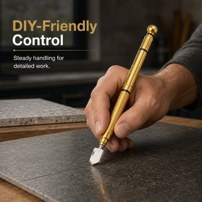 🔧🎯 Handheld Precision Scoring Cutter – Compact Tool for Glass, Ceramic & Porcelain Projects