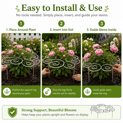 🌱✨Metal Plant Support Poles