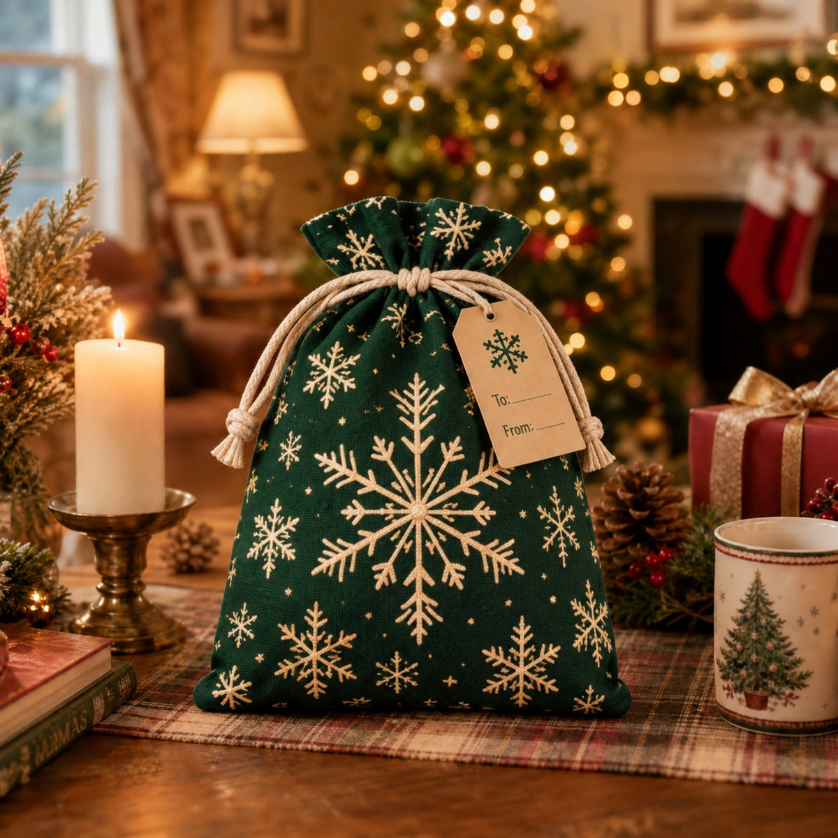 ✨6 Pcs Christmas Gift Sacks-🎁Best Gift For Your Family & Friends!