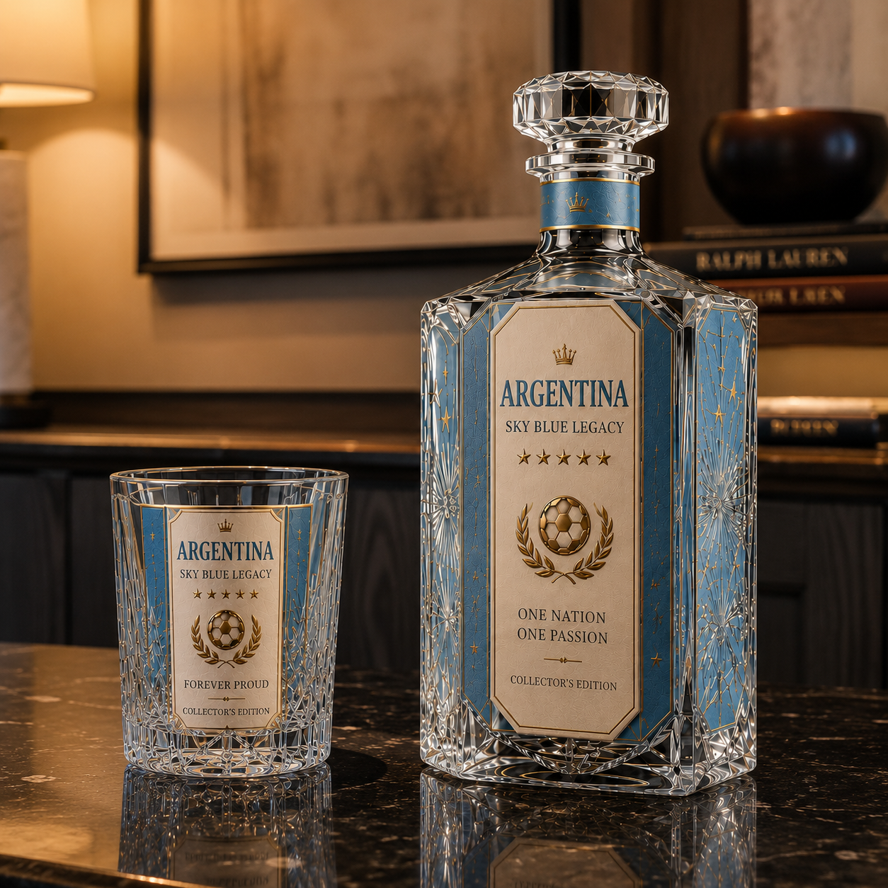 Argentina Football Legacy Collector’s Decanter Gift Set