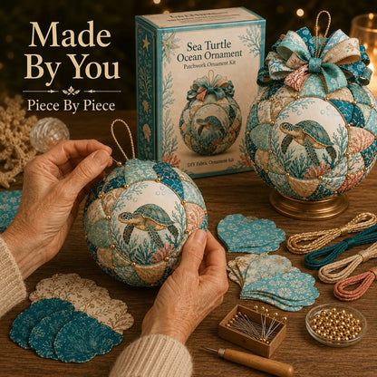🌊 Ocean Treasures Patchwork Ornament DIY Kit
