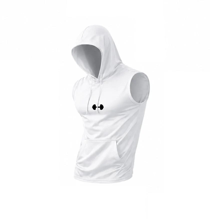 Quick-Dry Cooling Hooded Sleeveless Tops