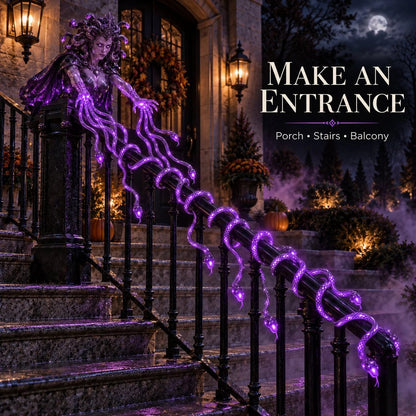🐍 Medusa Queen Glowing Snake Railing Light