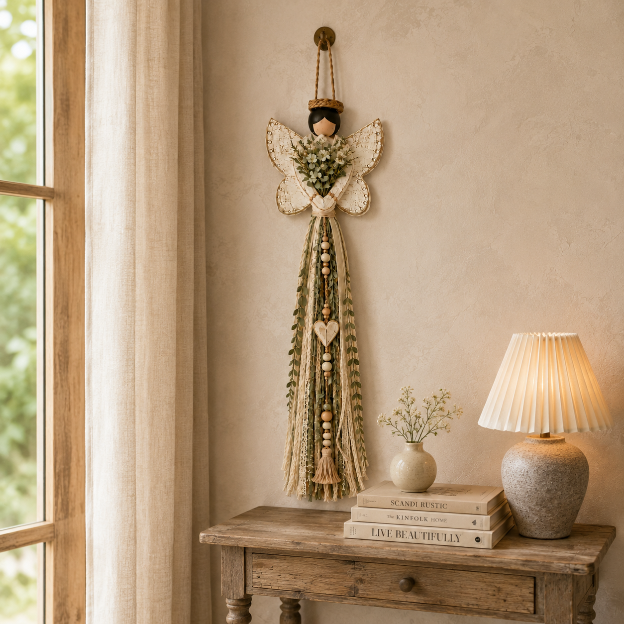 Grace In Bloom Angel Wall Hanging