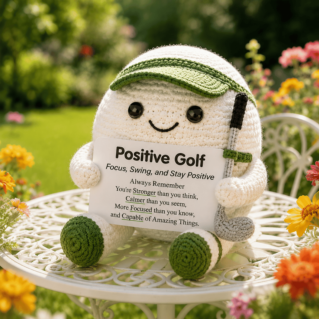 ⚽ Positive Soccer Buddy|Handmade Crochet Encouragement Gift 💚