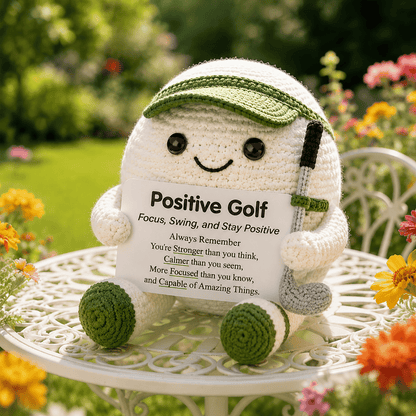 ⚽ Positive Soccer Buddy|Handmade Crochet Encouragement Gift 💚
