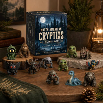 👁️North American Cryptids Blind Box – Complete 24-Piece Collection • 24 Legends • 24 Mysteries👹