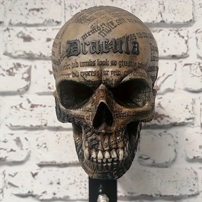 💀Skull Motorcycle Helmet Holder – Punk Skull Wall Mount Rack for Helmets, Jackets & Garage Decor