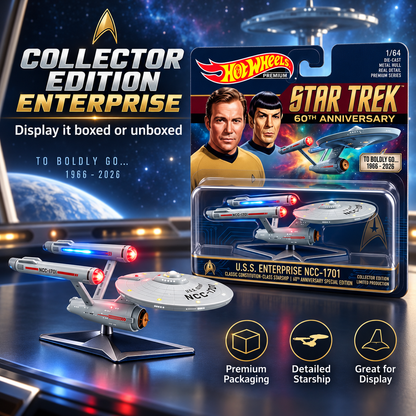 🖖 STAR TREK 60TH ANNIVERSARY U.S.S. ENTERPRISE NCC-1701 COLLECTIBLE
