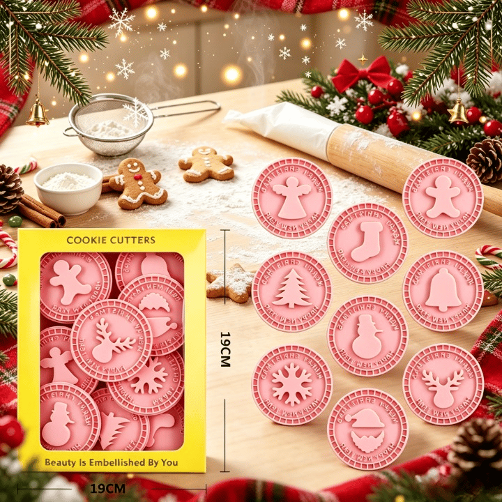 🔥HOT SALE 49% OFF🥧Festive Christmas Cookie Cutter Set🎁 Create Sweet Memories With Every Cookie ✨