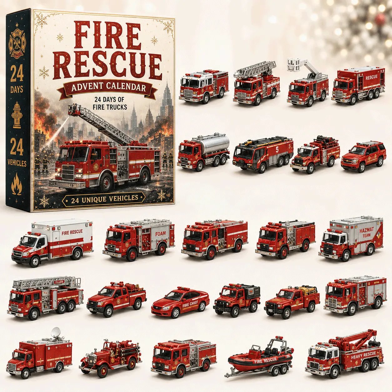 🚧Build the Fleet Collection 24-Day Vehicle Advent Calendar Series | ✨A New Adventure Every Morning