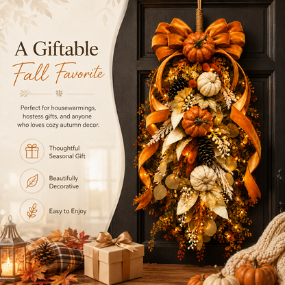 🍂Fall Wreath for Front Door