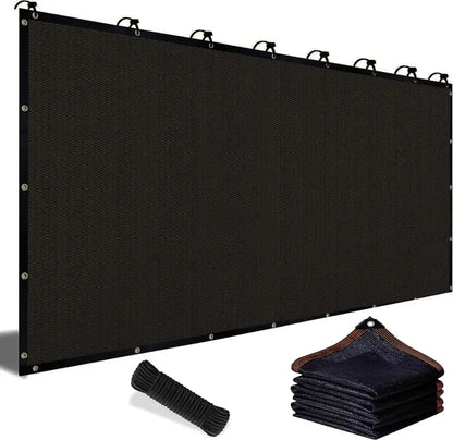 💥90% Blackout Cloth (Black) - 10 x 13ft UV-Resistant Shade Net with Reinforced Rivets