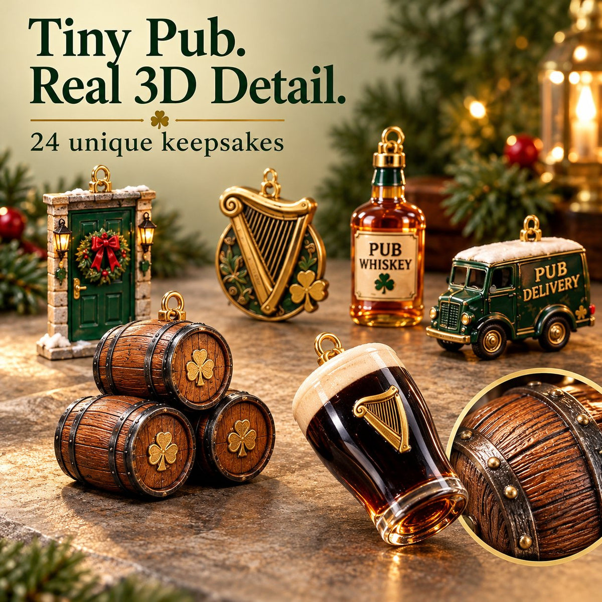 🎄 Irish Pub Christmas Countdown Calendar