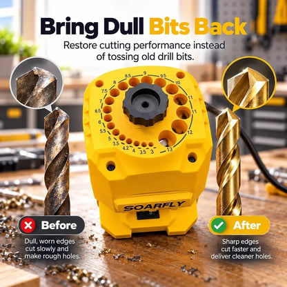 🔥🎁🔧 Electric Drill Bit Sharpener – Fast & Precise Sharpening ⚡